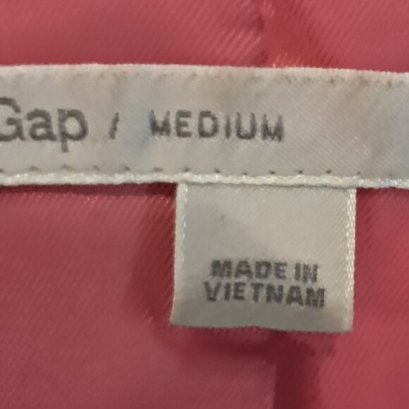 Gap women's hot pink pea coat, size M - Picture 6 of 8